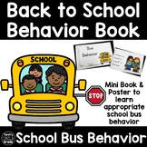 Back to School Social Narrative Behavior Book - Riding the