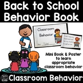 Back to School Social Narrative Stories Behavior Book - Cl