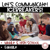 Back to School Social Skills Icebreakers Interactive Games