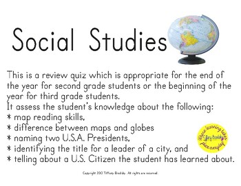 Preview of Back to School Social Studies