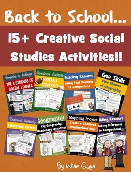 Preview of Back to School Social Studies Bundle of Activities