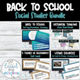 Back to School Social Studies Bundle