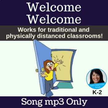 Preview of Back to School Song | Welcome Song | Sing Your Name Activity | Song mp3 Only