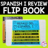 Spanish 1 Review - Spanish Final Exam Review Flip Book Stu