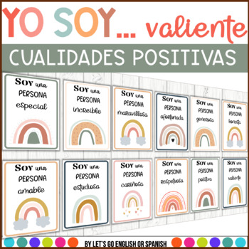 Back to School Spanish Motivational Phrases Posters Afirmaciones positivas