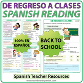 Back to School - Spanish Reading - De regreso a clases