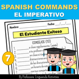 Back to School - Spanish Worksheet - Spanish Commands Impe