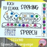 Back to School Speech Therapy Activity with Associations V