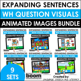 Speech Therapy Boom Cards, WH Question Visuals, Movement GIF