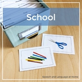 Back to School - Speech and Language Photo Cards (Free Pri