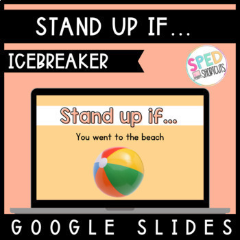 Preview of Back to School Stand Up or Sit Down Game for Google Slides #catch24