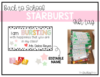 25 Pack Starburst Gift Tag, Starburst Price Tag, Paper Starbusrt Gift Tags, Blank  Gift Tags, DIY Gift Tags, Party Favor Tags 