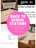 Back to School Stations