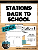 Back to School Stations: An activity to learn about the cl