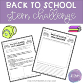 Back to School Stem Challenge Middle School