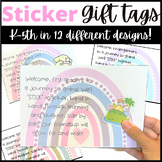 Back to School Sticker Gift Tags