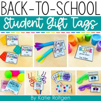 Student Gift Tags & Thank you Notes by The Calmish Teacher | TPT