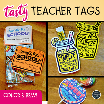 Back to School Student Gift Tags • Editable Meet the Teacher Gift Tags