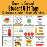 Back to School Student Gift Tags | Encouragement Notes