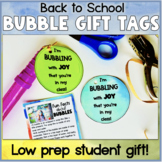 Bubble Gift Tags for the Back to School