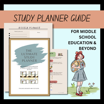 Preview of Back to School Study Guide Planner for Homeschool