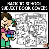 Back to School Subject Book Covers | Colouring In | First 