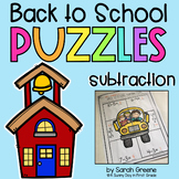 Back to School Subtraction Puzzles