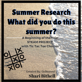 Preview of STEM: Summer Research Project