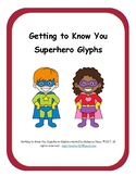 Back to School Superhero Glyph