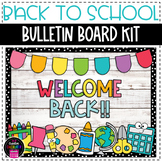 Back to School Supplies Bulletin Board or Door Decor