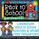 Back to School Survival Kit! Grades 1 & 2!