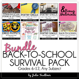 Back-to-School Survival Kit for the First Days, Middle/Hig