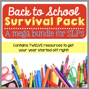 Preview of Back to School Survival Pack: A Mega Bundle for SLPs