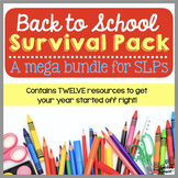 Back to School Survival Pack: A Mega Bundle for SLPs