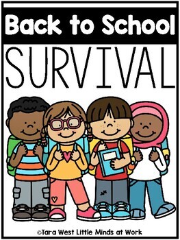 Preview of Back to School Survival (Preschool, TK, Sped, Kindergarten)