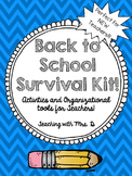 Back to School Survival Resource Kit