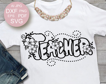 Mama Turned Homeschool Teacher SVG Blot And Ink Hand Lettered SVG Adults Back To School Teacher Home School T-shirt Design SVG