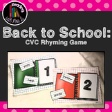 Back to School Syllable Dolch Sorting Card Game