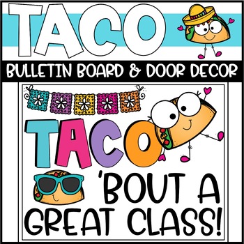 Preview of Back to School Taco Bulletin Board or Door Decoration