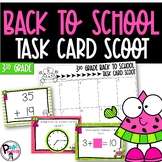 Back to School Task Card Scoot | 3rd Grade