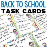 Back to School Task Card Activity