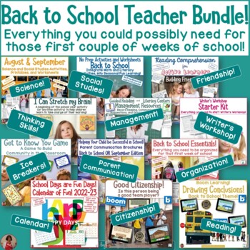 Preview of Back to School Teacher Bundle