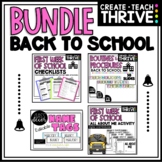 Back to School Teacher- Bundle