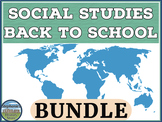 Back to School Social Studies Teacher Bundle