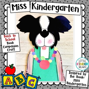 Preview of Miss Kindergarten Book Companion Craft