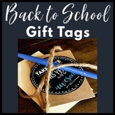 Back to School Gift Tags, Teacher Note Gift Tag Stickers