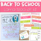 Meet the Teacher *LLAMA* Back to School Kit