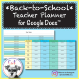 Back-to-School Teacher Planner for Google Docs™