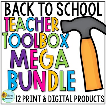 Preview of Back to School Teacher Toolbox Bundle | Print and Digital Resources