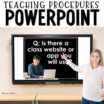 Preview of Back to School - Teaching Procedures PowerPoint